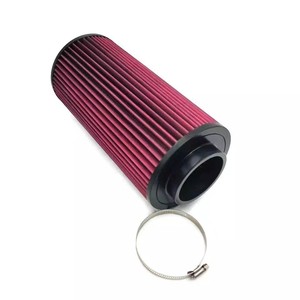 Filtro de aire universal de 76 mm y 100 mm con forma de hongo rojo para modificación y mejora de automóviles - Product Image 2