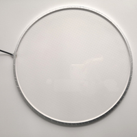 Feuille acrylique transparente pour éclairage LED, panneau guide de lumière PMMA SMD2835, IP65, extérieur, industriel, uniformité 90%, garantie 5 ans, 4100K