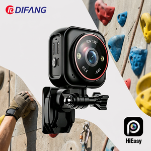 Mini caméra cube 2.5K grand angle, ouverture F2.8, 135 °   Caméra d'action sans fil 4G FOV pour vlog - Product Image 1