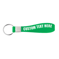 Porte-clés en silicone style minimaliste avec lettres colorées, inspirant, pour étudiants, hommes et femmes, cadeau promotionnel pour fêtes, produit transfrontalier à succès