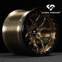 Jantes de voiture de course Beadlock forgées sur mesure de luxe 5x114.3 à profil profond concave de 15, 17, 18, 20 pouces pour R35 Nissan Corvette Supra