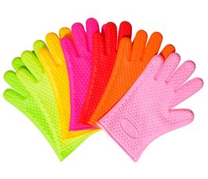 Gants de four en silicone épaissi Yulan CR301, isolants thermiques, résistants aux micro-ondes, aux hautes températures et au lave-vaisselle, imprimés - Product Image 1