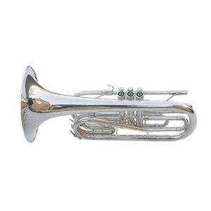 Trombón de Marcha SEASOUND OEM en Si Bemol Plateado de Alta Calidad JYMTB1312S Instrumento Tipo Trompeta Económico - Product Image 2