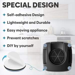 Gadgets de cuisine auto-adhésifs faciles à déplacer Accessoires de <span class=keywords><strong>meubles</strong></span> <span class=keywords><strong>pour</strong></span> appareils de cuisine de comptoir Curseur 'Hacks' - Product Image 4