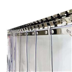 Clear PVC Curtain UV Resistant Heat Insulation Soft Plastic Sheet Cold Room Door Curtains 2mm Thick Waterproof Strip Curtain - Product Image 3