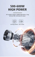Mélangeur à main électrique en cuivre pur 100% avec boîtier en acier inoxydable pour horloge enfant pour la cuisine et l'extérieur