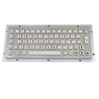 DSP 65 touches clavier de kiosque mécanique en métal d'acier inoxydable