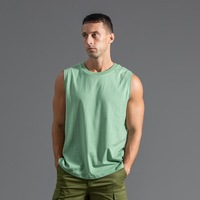 Haute qualité athlétique hommes coton entraînement débardeurs Gym Muscle t-shirts Fitness musculation sans manches course t-shirt