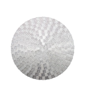 Contemporary Luxury PVC Silver Placemats & Coasters/Pads Hollow Table Home & <b>Bar</b> Kitchen Decor Wholesale Usage for Drinks - Product Image 1