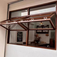 Fenêtre pliante haut et bas en aluminium et verre de haute qualité