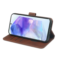 Étui de téléphone en cuir avec fente pour carte sacs pour Samsung A32 4G S22 S21 FE S23 Ultra S24 Plus Xcover 5 F62 A22 A52 A72 A02S A01 Core