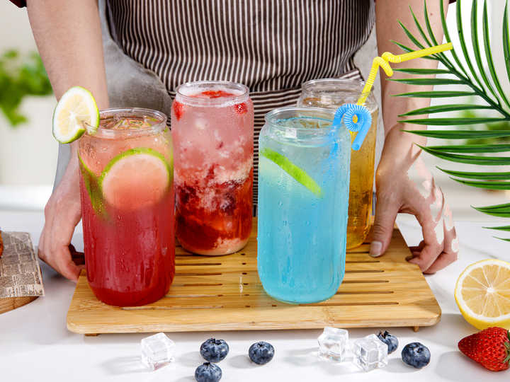 Acrylic Mason Jars with Lids and Straws 16 oz Drinking Plastic Tumbler Beer  Can Glass| Alibaba.com