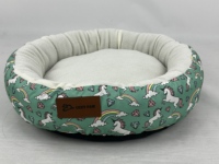 Vente chaude High-Loft Lin Chat Coussin Oreiller et Lit De Luxe Pour Animaux De Compagnie pour Chien Dormir Tissu Doux En Peluche Chiot Lits