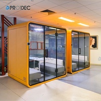 Cabines audio commerciales Prodec pour espaces publics et résidentiels, silencieuses