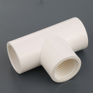OEM hỗ trợ cung cấp Ổ cắm ống nước vật liệu nữ Threaded bằng TEE nhựa PVC phụ kiện đường ống - Product Image 5