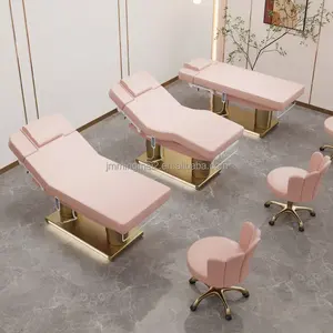 Wholesale Salon Furniture Electric Massage Table Facial Cosmetic Bed Height Adjustable Beauty Bed