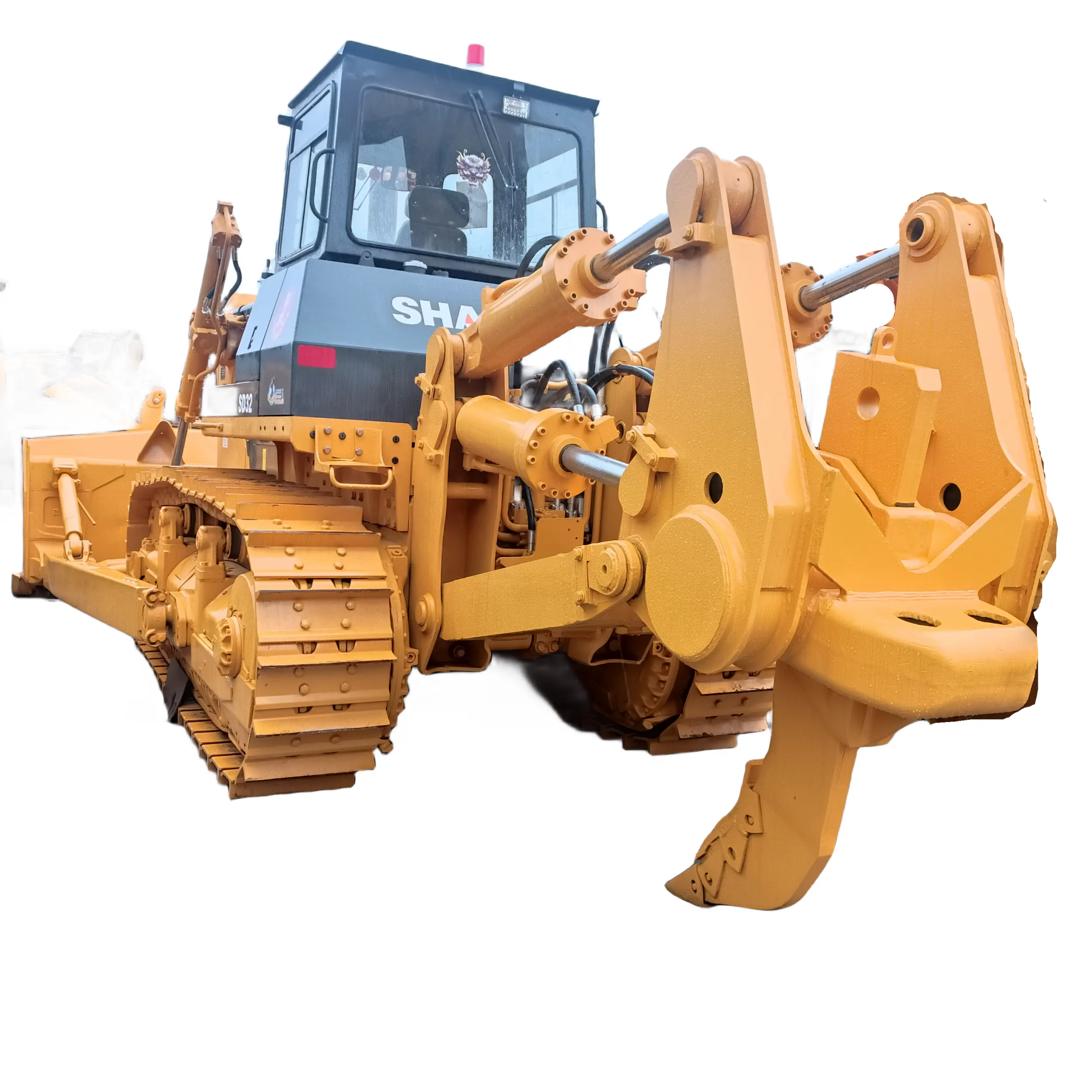 320 HP ต้นฉบับผลิตในประเทศจีน Shantui SD32 ใช้รถปราบดินตีนตะขาบลดราคา SD320 Bulldozer