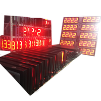 Panneaux d'affichage numériques LED pour stations-service, numéros de prix à 5 chiffres, affichage LED des prix de l'essence