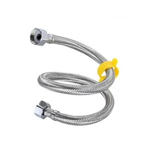 high pressure fire stainless steel braided 304 flexible metal hose for high temperature