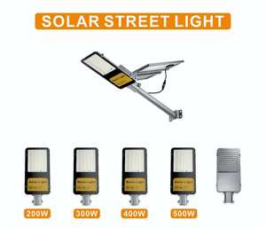 Lampe <span class=keywords><strong>solaire</strong></span> de rue LED à panneau mono TOP de haute qualité en aluminium super lumineux 5054 LED 500W 400W 300W, étanche, bornes XT60 - Product Image 2