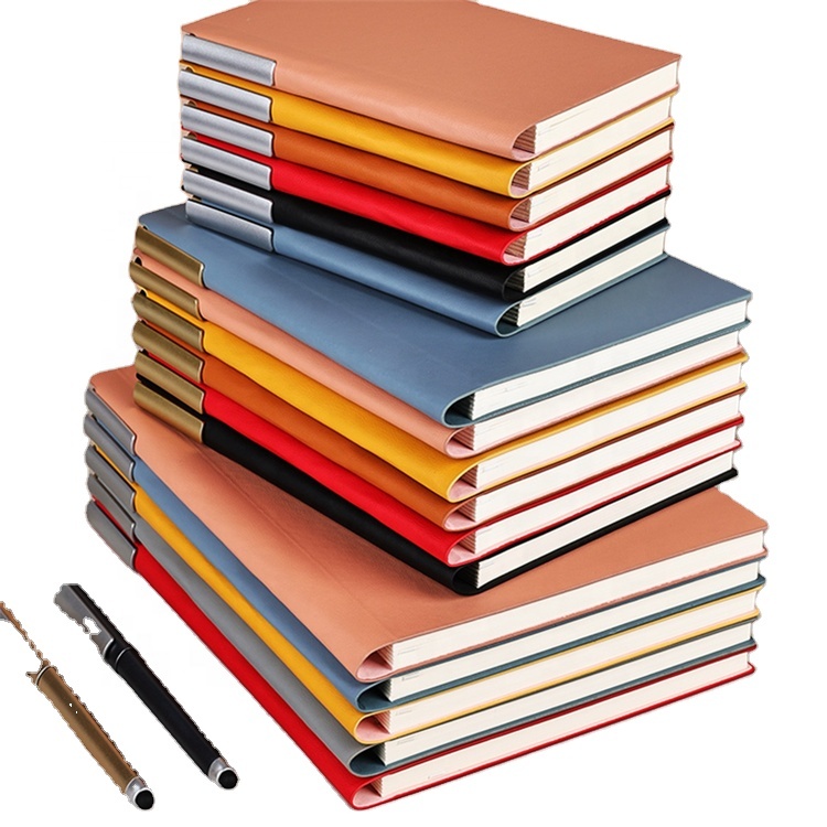 Оптовая продажа от производителя, блокнот из экологически чистого полиуретана с обложкой A5 B5 для пользовательского журнала