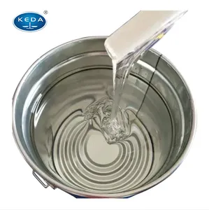 Keda Melhores Atacado Cristal SemiSolid BPA Tipo Flexível 20KG 240KG Resina Epóxi Suportando Amostra Ordem Epoxy Glue