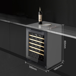 Enfriador de <span class=keywords><strong>Vino</strong></span> Zungui para 50 Botellas, Refrigerador de 24 Pulgadas, de Una Sola Zona, Empotrable/Independiente, Ecológico y de Eficiencia Energética Grado 1 - Product Image 1
