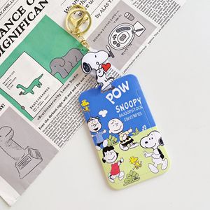 Llavero Personalizado de Plástico con Diseño de <span class=keywords><strong>Snoopy</strong></span>, Porta Tarjetas con Foto, Colgante para Auto con Patrón de Dibujos Animados para Tarjetas de Crédito y de Identificación - Product Image 5