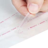 Nouvelles sacoches transparentes en polypropylène auto-adhésives refermables, idéales pour l'emballage de vêtements et de t-shirts