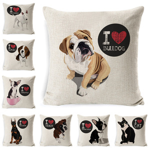 Fundas de almohada <span class=keywords><strong>I</strong></span> <span class=keywords><strong>LOVE</strong></span> <span class=keywords><strong>BEAGLE</strong></span> con diseño de celebridades para uso doméstico y hotelero, 100% poliéster, personalizables - Product Image 2