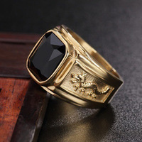 Bague de mariage de luxe pour homme plaquée or 18 carats avec diamant classique de quantité minimale de commande basse