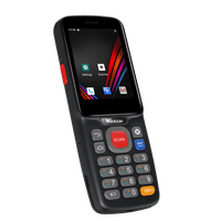 Téléphone robuste portable Android 12 NFC IP67 étanche avec sangle de maintien pour usage industriel