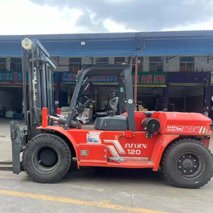 Chariot élévateur d'occasion 10/12/15/16/18/20/25/28 tonnes FD120 Heli/Tcm/Komatsu/Toyota avec moteur japonais et cabine - Product Image 1