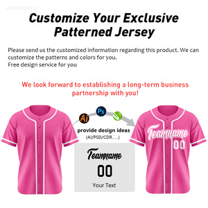 Chemise de baseball unisexe classique pour adultes avec logo brodé personnalisable, respirante, grande taille, 100% polyester - Product Image 5