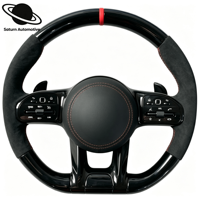 Volant haut de gamme pour modèles Mercedes-Benz en fibre de carbone 4 branches W205 W206 W213 W222 W223 W167 X253 C238 C118 W463 V167 X247