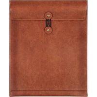 Carpeta de Archivos de Cuero Sintético A4, Estilo Simple, Portátil, para Oficina, Escuela, Documentos, Promocional, Venta al Por Mayor
