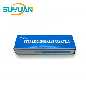 Scalpel stérile # 15C Outil de précision dermatologique certifié ISO pour l'excision de lésion pigmentée - Product Image 5