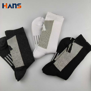 ถุงเท้ากีฬาผ้าฝ้ายแบบยาวถักของฮันส์ สำหรับการเดินป่าและปีนเขา - Product Image 1