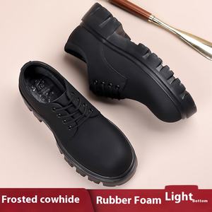 <span class=keywords><strong>Zapatos</strong></span> oficiales de oficina negros de goma EVA de piel de vaca de dos capas mojados 38-44 para <span class=keywords><strong>hombre</strong></span>, <span class=keywords><strong>zapatos</strong></span> de vestir de negocios de verano para <span class=keywords><strong>hombre</strong></span>, <span class=keywords><strong>zapatos</strong></span> de cuero para <span class=keywords><strong>hombre</strong></span> - Product Image 2