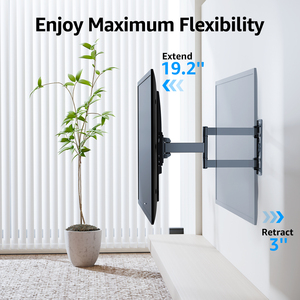 Mountup chuyển động đầy đủ TV núi phổ có khớp nối Wall Mount TV Bracket - Product Image 4