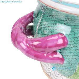 <span class=keywords><strong>Maceta</strong></span> en forma de huevo con motivo de Bok Choy de repollo verde para decoración del hogar, sala de estar, jardín de Hotel - Product Image 4