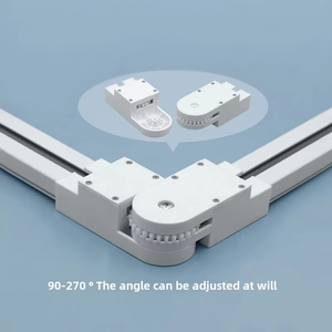Vente chaude 90-270 degrés connecteur de voie de <span class=keywords><strong>rideau</strong></span> utilisation de régulation gratuite pour les pièces <span class=keywords><strong>Somfy</strong></span> motorisées électriques - Product Image 4