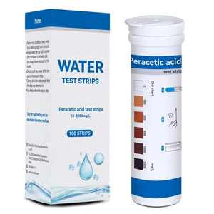 Bandelettes de test d'eau sans <span class=keywords><strong>chlore</strong></span> OPA pour usage domestique, OEM ODM, 100 bandelettes, peroxyde d'hydrogène H2O2 0-100 ppm - Product Image 2