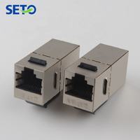 8P8C Cat6 RJ45 conector Ethernet RJ45 Keystone Jacks blindado Keystone Jack Cat6 RJ45 Keystone acoplador