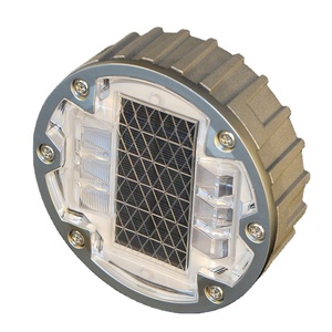 Borne solaire routière homologuée DPWH 143 mm, 6 vis, IL300, éclairage de marquage souterrain, borne solaire routière encastrée, yeux de chat - Product Image 2