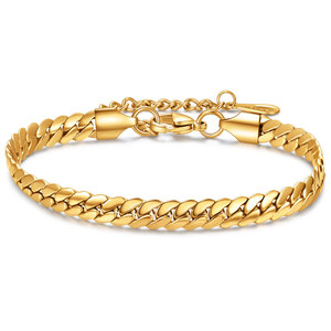 Pulsera de Cadena Cubana de Acero Inoxidable de 6 mm, Joyería de Moda para Mujer, Regalo - Product Image 5