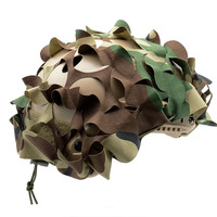 Camouflage en maille respirante Housse de casque en maille rapide tactique Housse de casque tactique Housse de casque rapide pour équipement de terrain