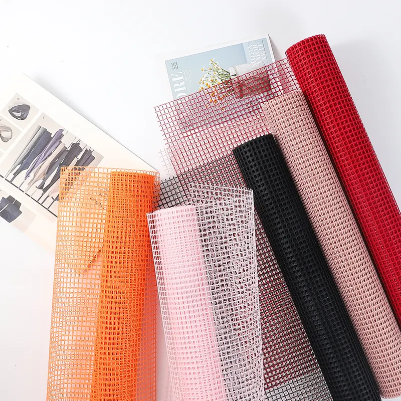 Bloemist Levert 50Cm * 5Y Verpakking Roll Mesh Polyester Materiaal Bloem Koreaanse Mesh Inpakpapier Boeket