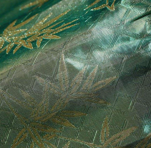 Revêtement mural en acier inoxydable ultra-fin, ignifuge, tissé jacquard métallique à motif bambou oriental, texture distinctive - Product Image 6