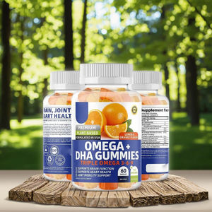 Oem/odm dha אורגני אורגני 3 gummies טבעוני תוספי ויטמינים לילדים צעירים יותר תוספי ויטמינים טבעונים לילדים - Product Image 1
